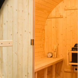 4 6 person traditional barrel sauna