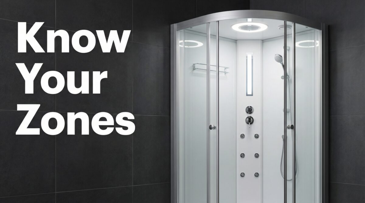 image zone 2 vs. zone 3 a simple guide to bathroom electrics