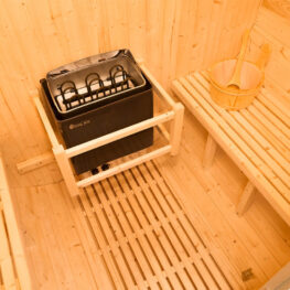 2 person traditional barrel sauna