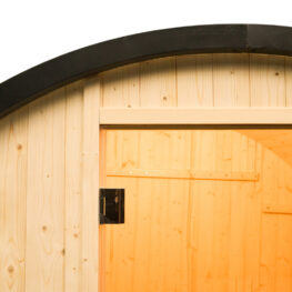 2 person traditional barrel sauna