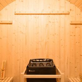 2 person traditional barrel sauna