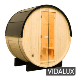 2 person traditional barrel sauna