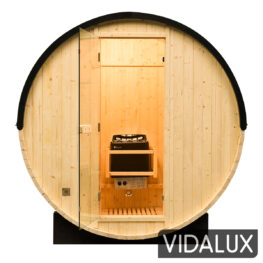 2 person traditional barrel sauna