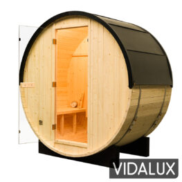 2 person traditional barrel sauna