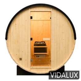2 person traditional barrel sauna