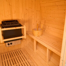 2 4 person traditional barrel sauna