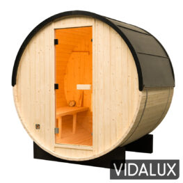 2 4 person traditional barrel sauna
