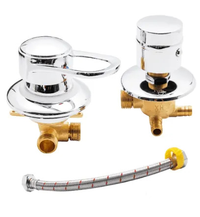 2 dial shower mixer valve 2, 3, 4 & 5 screwfit screw fit all sizes