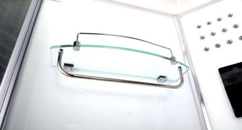 curved glass shelf with rail for steam & shower cabins curved glass shelf with rail for steam & shower cabins