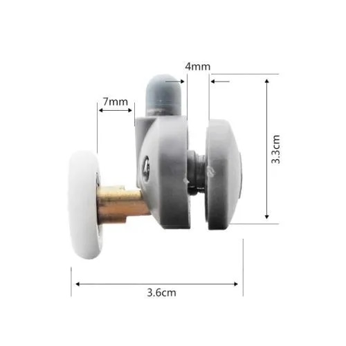 shower door rollers & wheels model 056 shower door rollers & wheels model 056