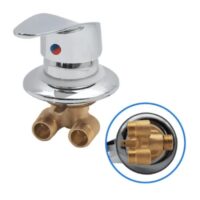shower mixer valve single output