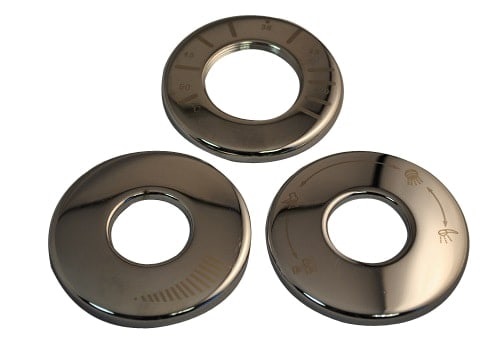 shower valve face plates
