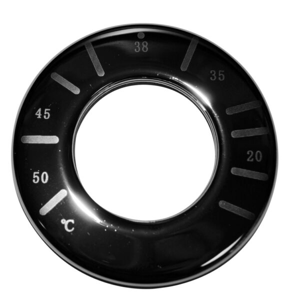 temperature shower valve face plate