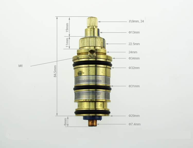 thermostatic cartridge type 6 thermostatic cartridge type 6