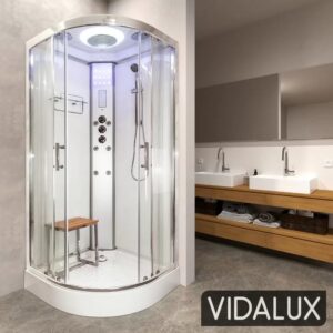 vidalux ss control panel for hydro showers bluetooth connectivity