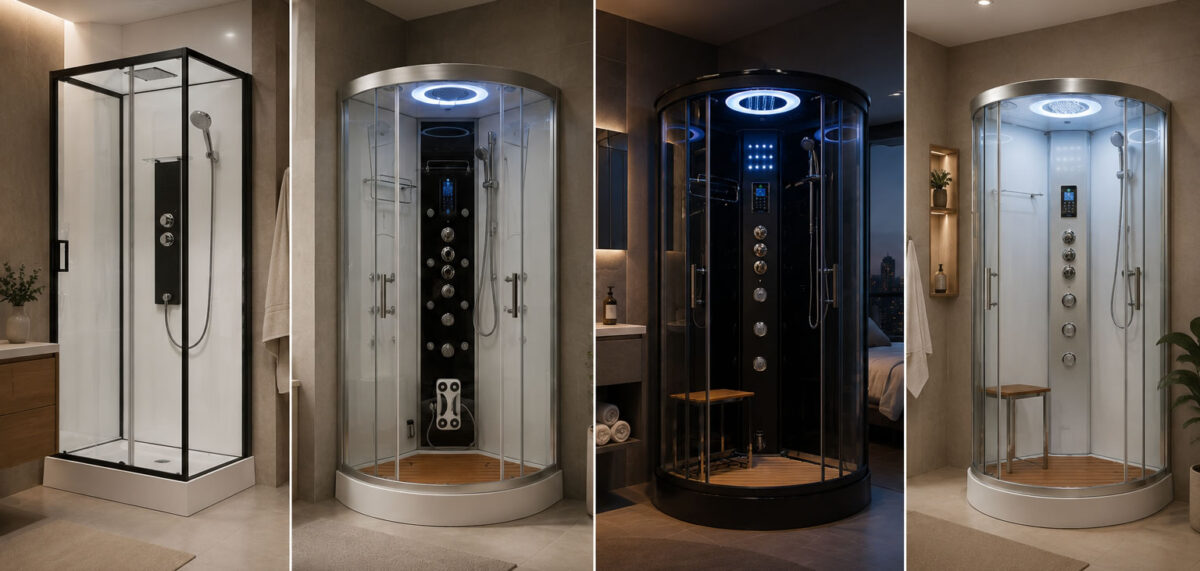 steam showers commercial