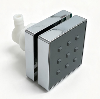 Set of 6 Square Fusion  Adjustable Chrome Jets